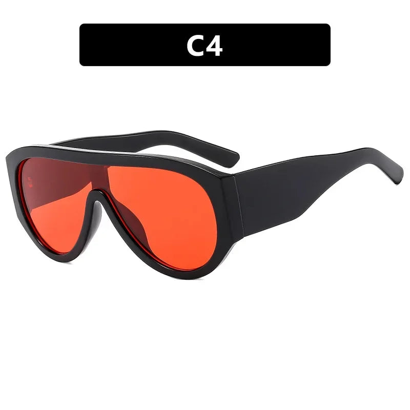 New Women's Men's Big Frame Sunglasses Fashion Retro Trend Sun Glasses Travel Street Photo Holiday Party Beach Eyewear