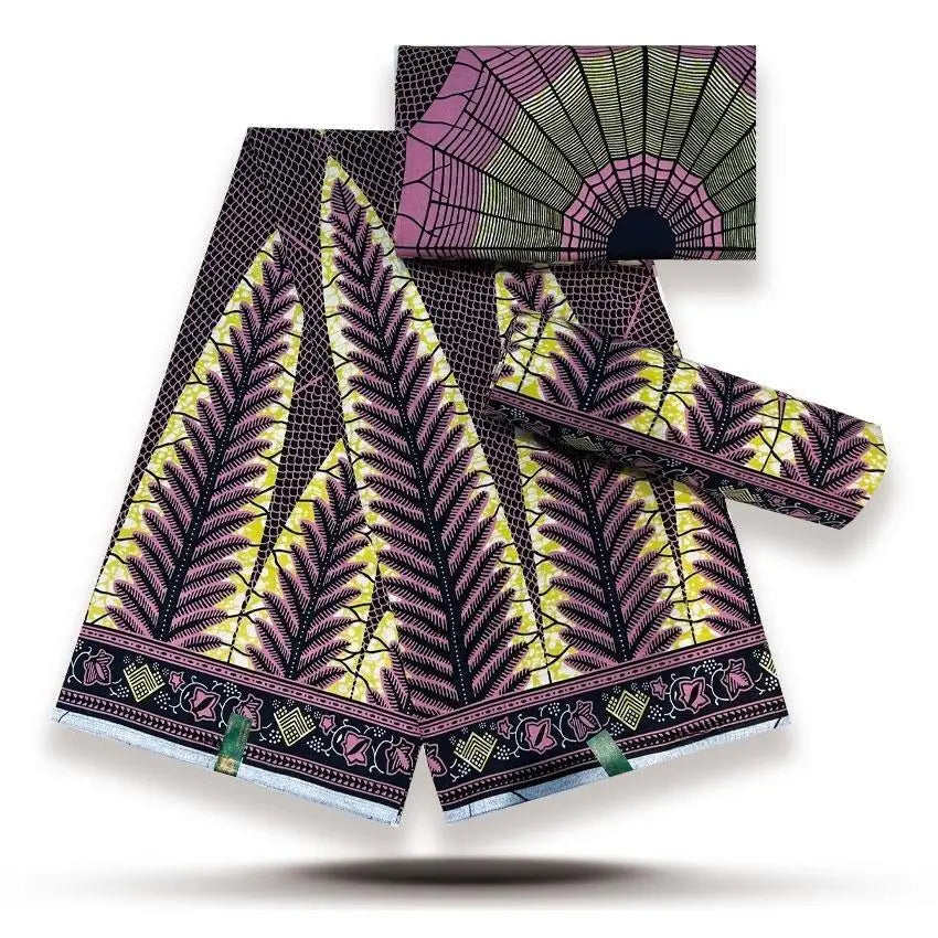 Veritable Super V Real Wax Guaranteed Wax Printed Real Dutch Hollandais Loincloth African Dress 100% Cotton Fabric 6 Yards Batik