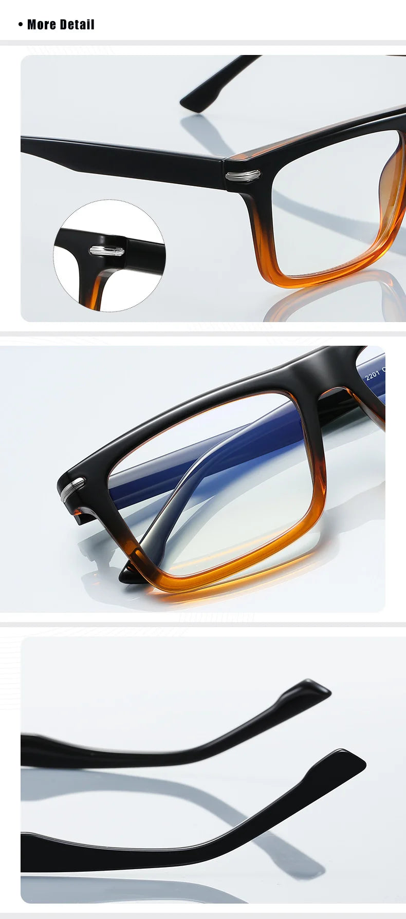 Ralferty TR90 Eyeglass Frames Men Square Business Prescription Glasses Anti-glare Blue Light Glasses Myopia Optic Frame 2025 New