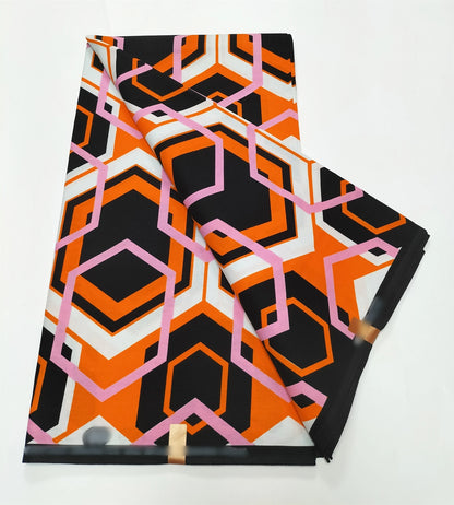 2025 Newest Ankara Real Wax Fabric Guaranteed Veritable African Wax Print Pagne Fabric 100% Cotton 6 Yards Ghana Style Dresses
