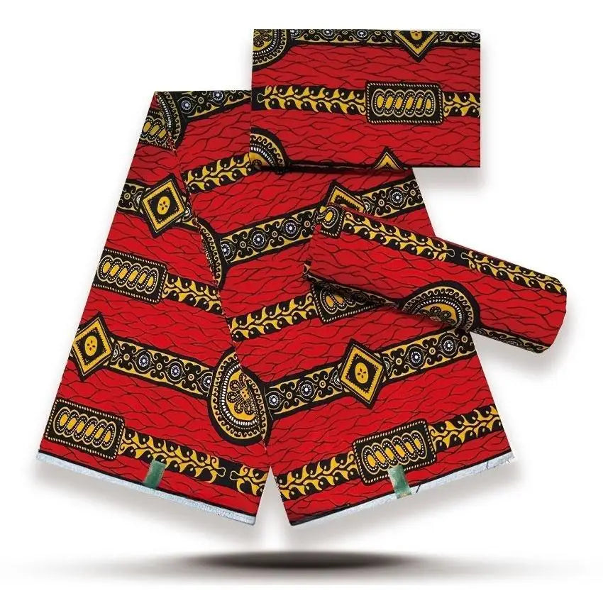 Veritable Super V Real Wax Guaranteed Wax Printed Real Dutch Hollandais Loincloth African Dress 100% Cotton Fabric 6 Yards Batik