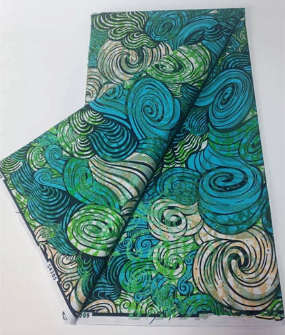 Grand Super 100% Cotton African Wax Fabric High Quality Wax Print Ankara Fabric For Sewing 6yards Women Fabric