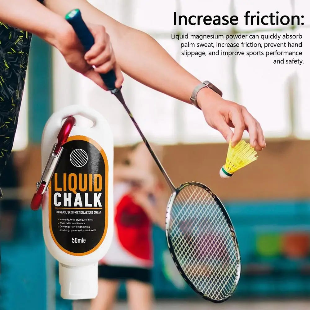100/50/30ml Sports Liquid Magnesium Powder Fitness Lifting Anti Slip Cream Grip Liquid Magnesium For Pole Dancing Rock Climbing