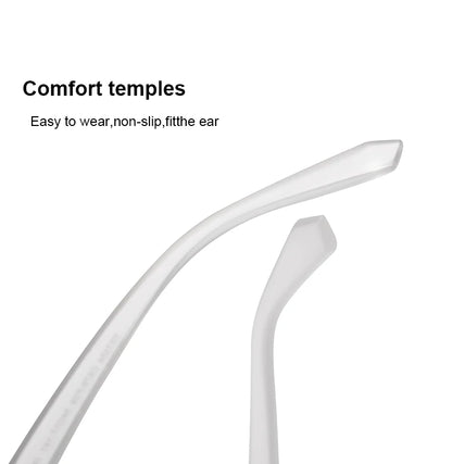 Men Optical Reading Glasses Prescription CR39 Lenses Myopia Eyewear Women Blue Light Blocking Computer TR90 Big Eyeglasses Frame