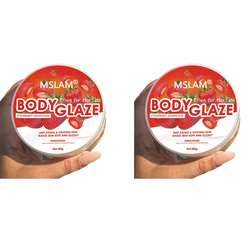 Body Glaze Body Butter Whipped Body Butter for Women, Butter Body Moisturizer for Women Anti Aging Body Cream Leaves Skin Soft