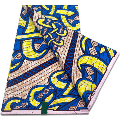 African Real Wax Prints Fabric Ankara Wax 100% Cotton Fabric Guaranteed Veritable Original Sewing Material
