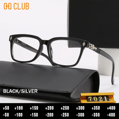 O-Q CLUB Square Plus Reading Glasses for Men Glass Luxury Lunette De Lecture Femme Optical Lenses With Recipe Women Lens Eyewear