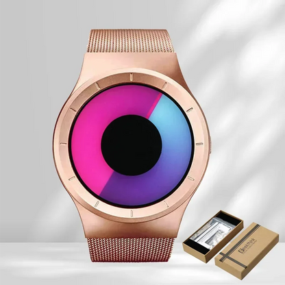 NEW Creative Quartz Watches Men Top Fashion Brand Casual Stainless steel Mesh Band Unisex Watch Clock Male female Gentleman gift