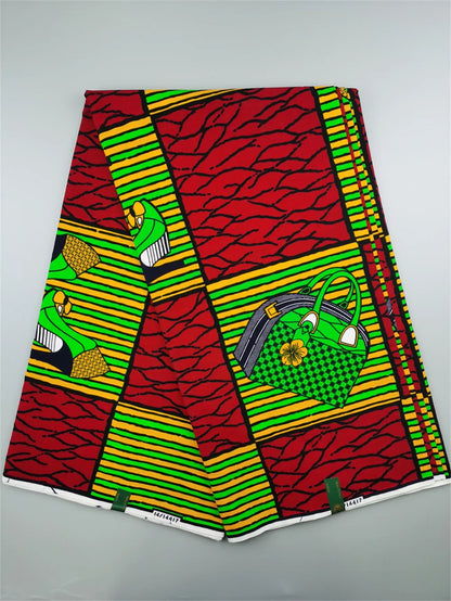 Dutch Ankara Wax Print Fabric High Quality Wax African Hollandais Fabric 100% Cotton Soft African Veritable Real Wax for Dress