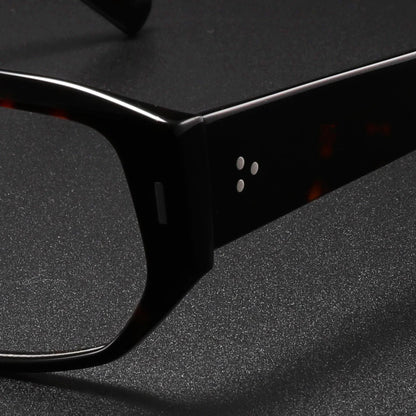 Luxury Brand Designer Thick Acetate Oversized Frame for Men Women Trendy Optical Eyewear Stylish Shield For Men lentes de sol