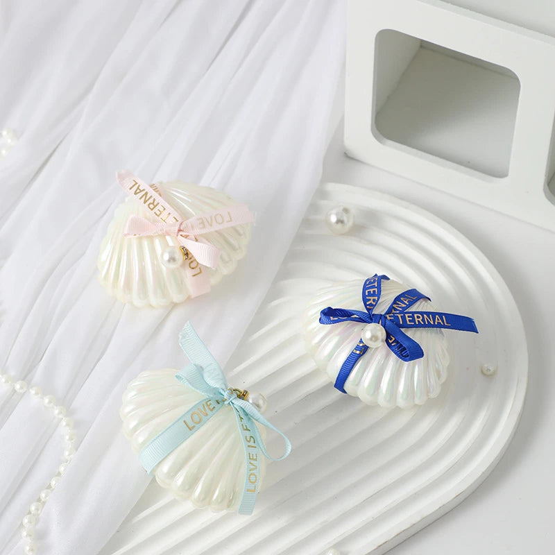 Seashell Candle Scented Shell Pearl Set Candle for Wedding Favors for Guests Gift Party Holiday Home Decor Velas Conchas De Mar