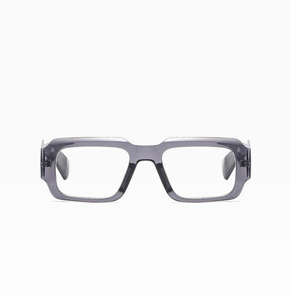 R57164 Men Fashion Rivet Optical Reading Glasses Women Trend Square Presbyopic Spectacles Dioptric +50 +100 +300