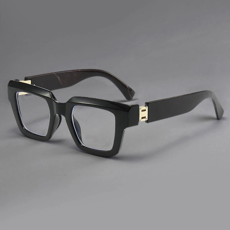 Men Oversized Marbling Reading Computer Glasses for Presbyopia Anti Blue Light Lens Eyewear Frame 0+0.5+0.75+1.0+1.25+1.5+1.75+2
