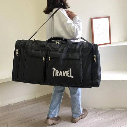Travel Bag Foldable Large Capacity Waterproof Business Sports Handbag Wear-Resistant Portable Multifunction Duffel Bags Y36A