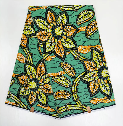 2025 Newest Ankara Real Wax Fabric Guaranteed Veritable African Wax Print Pagne Fabric 100% Cotton 6 Yards Ghana Style Dresses