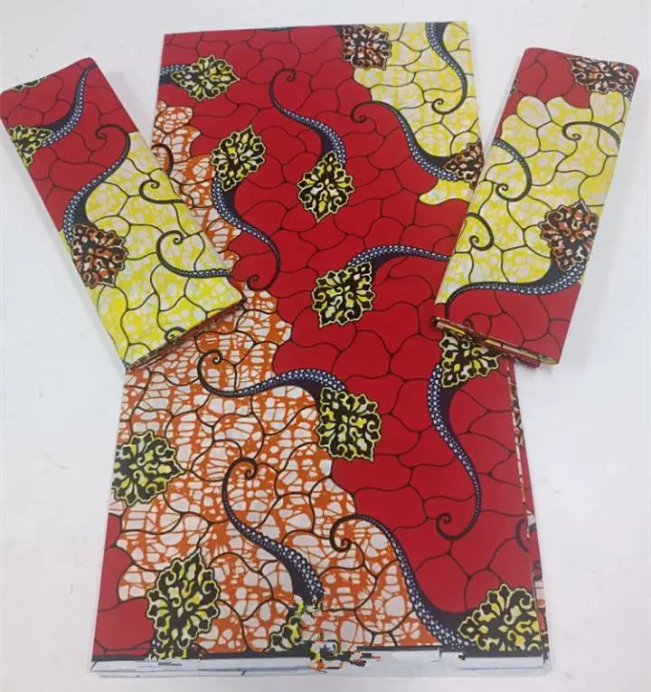 2023 Guaranteed Veritable Super Hollandais African Wax Fabric 100%Cotton 6 yards Original Ankara Block Print Pattern Africa