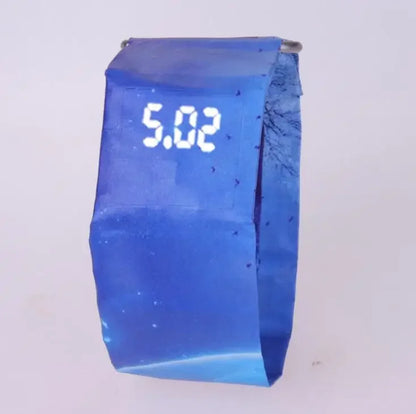 2020 Reloj Hombre Men Watches Creative Paper Led Digital Watch Waterproof Electronic Watches Men Digital Touch Screen Watches