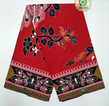 Dutch african Nigiar wax 100% Cotton Real Wax Pagne foVeritable Hollandais Dutch print High Quality fabric cloth 6yards