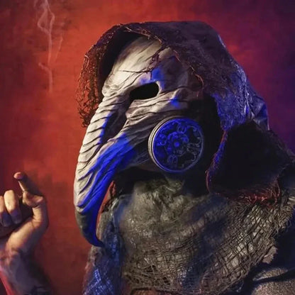 Steampunk Plague Doctor Mask Cosplay Long Nose Bird Beak Latex Masks for Halloween Party Gifts & Props