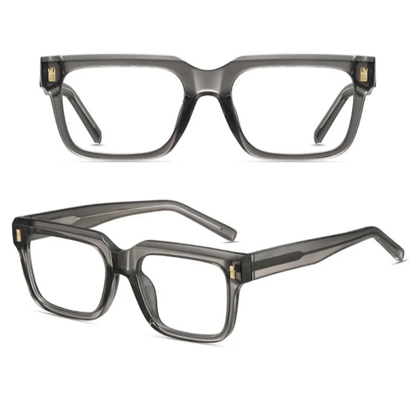 Anti Blue Light Computer Glasses Frame Men Trendy Fashionable Stylish Eyeglasses Classic Spectacles TR90 Eyeglasses for Man