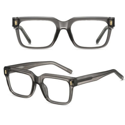 Anti Blue Light Computer Glasses Frame Men Trendy Fashionable Stylish Eyeglasses Classic Spectacles TR90 Eyeglasses for Man