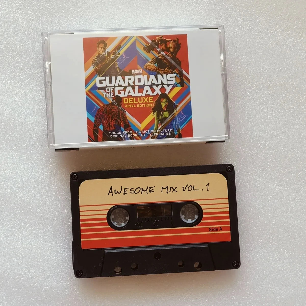 Movie Guardians of the Galaxy Star-Lord Music Tape Rocket Raccoon 1+2 Album Cassettes Cosplay Walkman Recorder Soundtracks Box