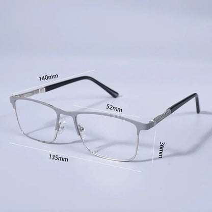 Double Color Oversize Frame Reading Glasses For Men And Women Anti blue Light High Quality Square Presbyopia Glasses+175