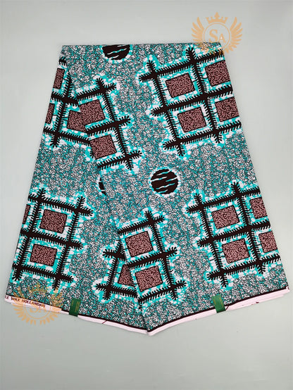New 100% Cotton Original Real Wax Ankara Fabric 2021 African Print Fabric For Wedding Dress Tissue African Fabric Wax Fabric