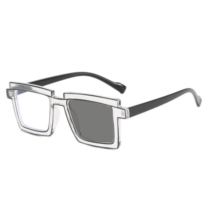 New Fashion Lady Reading Glasses Photochromic Blue Light Filter Prescription Hyperopia Eyeglasses Special Brand Design Frame