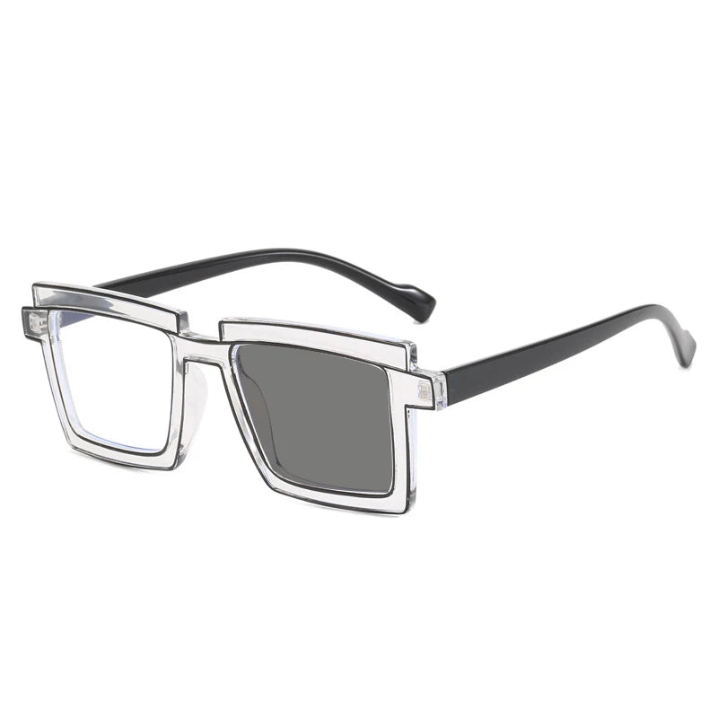 New Fashion Lady Reading Glasses Photochromic Blue Light Filter Prescription Hyperopia Eyeglasses Special Brand Design Frame
