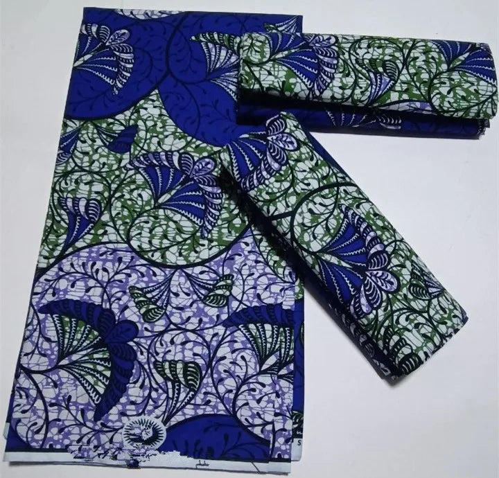 Grand Super Original African Wax Fabric High Quality Nigerian Print Ankara Fabric For Sewing 6 Yard Women Dress 100% Cotton
