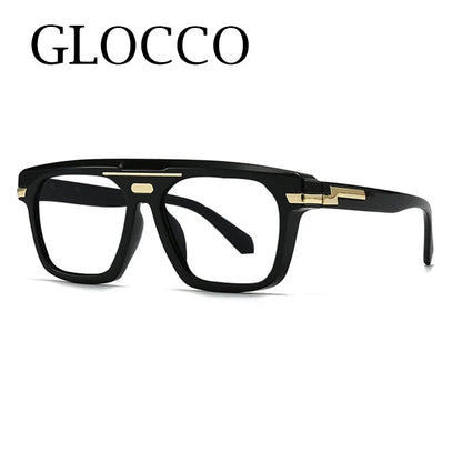 New Oversized Korea Style Reading Presbyopic Glasses Men Anti Blue Light Presbyopia Eyeglasses Fashion Square Pilot Optical Glas