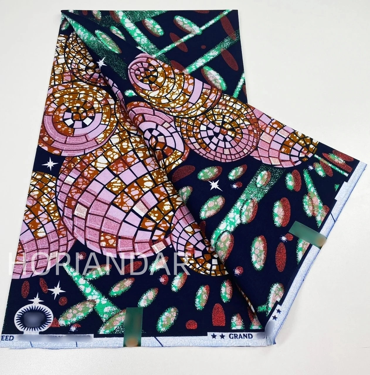 2026 Grand Super Original African Wax Fabric High Quality Nigerian Print Ankara Fabric For Sewing 6 Yard Women Dress 100% Cotton