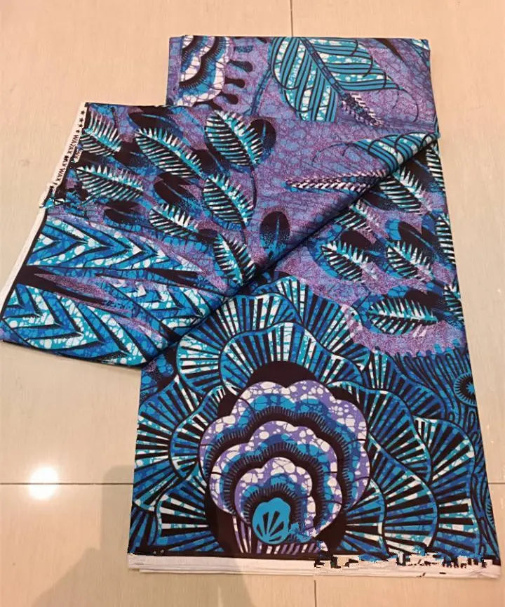 New Ankara Glitter Golden Wax Soft Flash Gold Print Batik High Quality Pagne Purple Women Tissus African Grand Golden Wax Fabric
