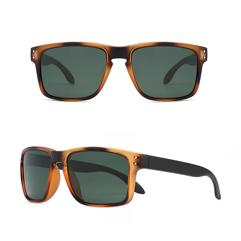 GCV Brand Fashion Wrap Frame Retro Decorative Photochromic Classic Polarized Women Men Versatile Pattern Sunglasses UV400 Goggle
