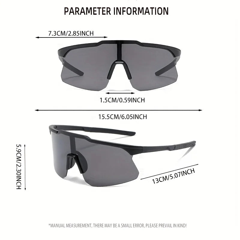 1pc Set Designer Rimless Women Sunglasses Outdoor Driving Men for Cycling Hiking