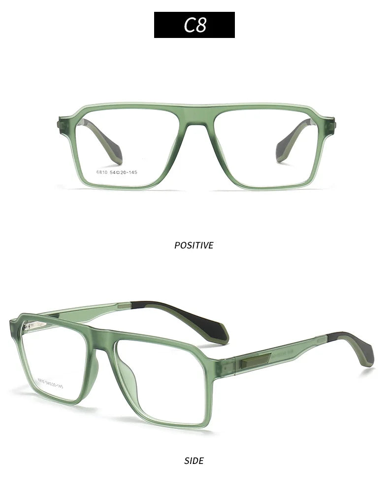 2024 New Sports Glasses Fashion Square Cycling Men's Glasses Frame Ultra-light  Optical Prescription Eyeglass Frame Women 6810