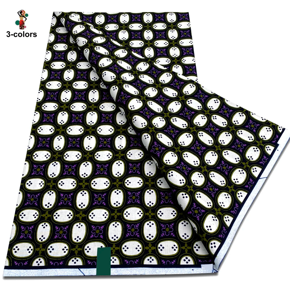 2025 Veritable Wax Guaranteed Real Wax Print Fabric dutch hollandais Pagne African Wax Fabric 6 yards