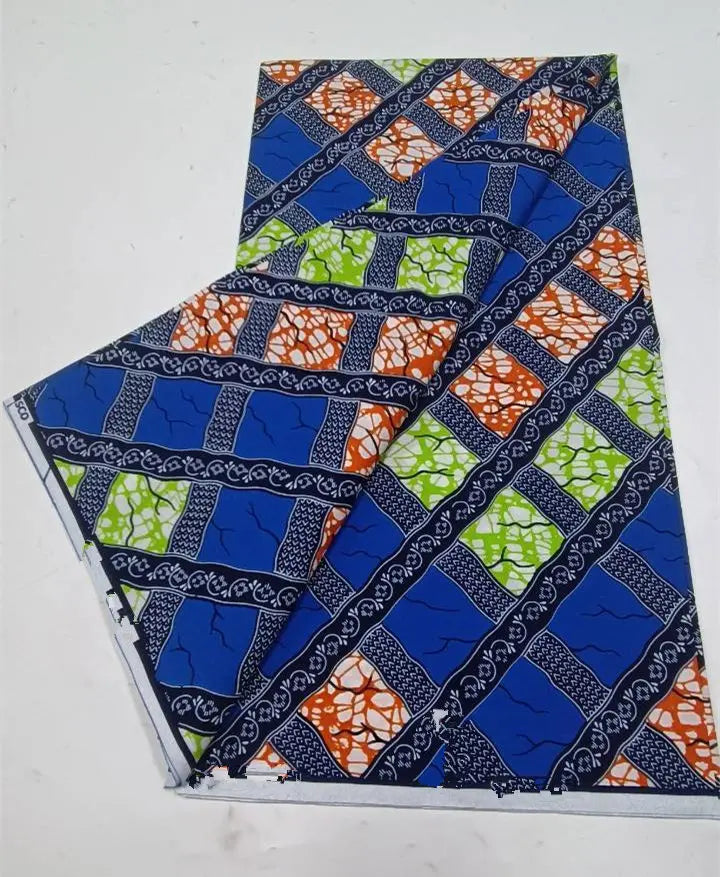 Ankara Wax Fabric 2024 High Quality African Wax Print Fabric 100% Cotton African Guaranteed Veritable Real Wax For Dresses
