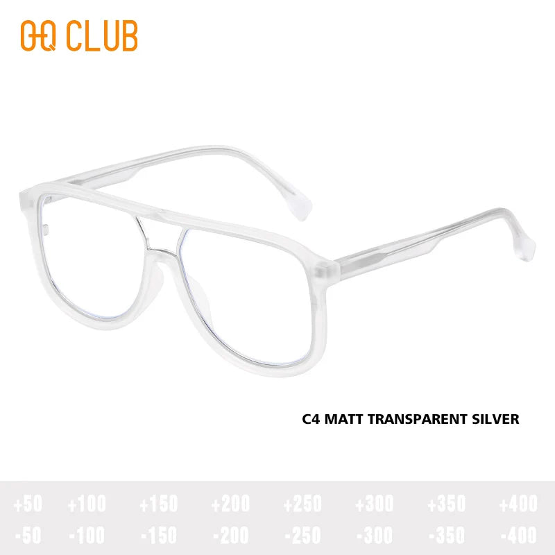 O-Q CLUB Men's Glasses for Reading Glass Eyeglasses Women's Eyepieces Graduated Lenses to Read Eye-glasses -1 Eyeglass Frames
