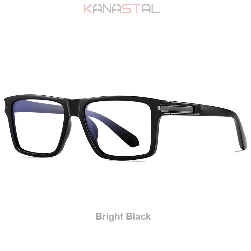 Men Optical Reading Glasses Prescription CR39 Lenses Myopia Eyewear Women Blue Light Blocking Computer TR90 Big Eyeglasses Frame