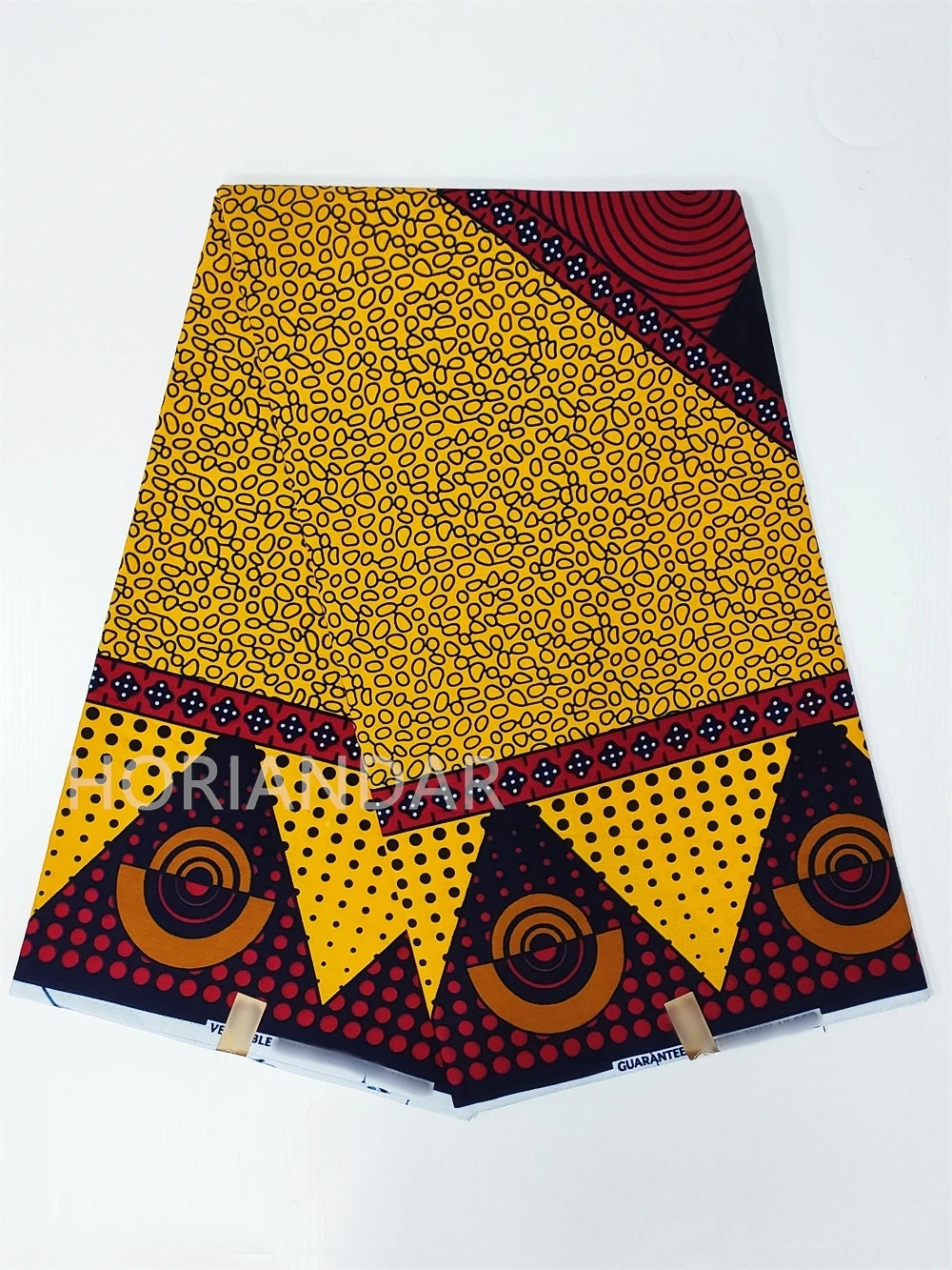 Veritable Guaranteed Dutch Hollandais Quality Prints Pagne African Fabric Dress Real Wax 100% Cotton 6 Yards