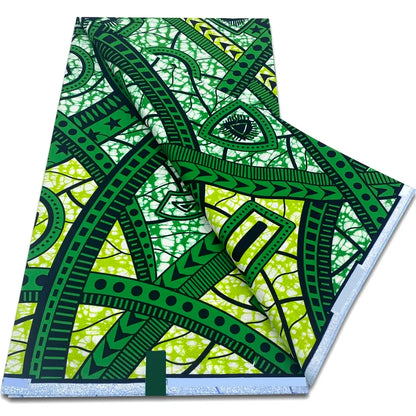 African Real Wax Prints Fabric Ankara Wax 100% Cotton Fabric Guaranteed Veritable Original Sewing Material
