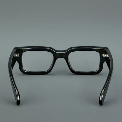 HONKAN Vintage Rectangle TR90 Frame Men's Myopia Glasses Luxury Brand Thick Frames Anti Blue Light Reading Glasses Men Women