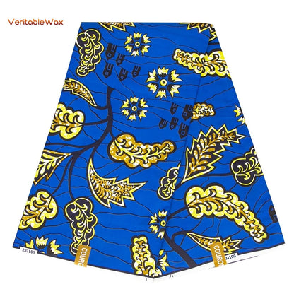 African Ankara Wax Fabric Patchwork Retro Style Double Prints Warp DIY Cloth Sewing Materials Africa Loincloth Polyester Tissu