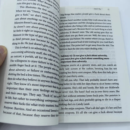 The Subtle Art of Not Giving A F*C,Reshape Happiness,how To Live As You Want By Mark Manson Self Management Stress Relief Book
