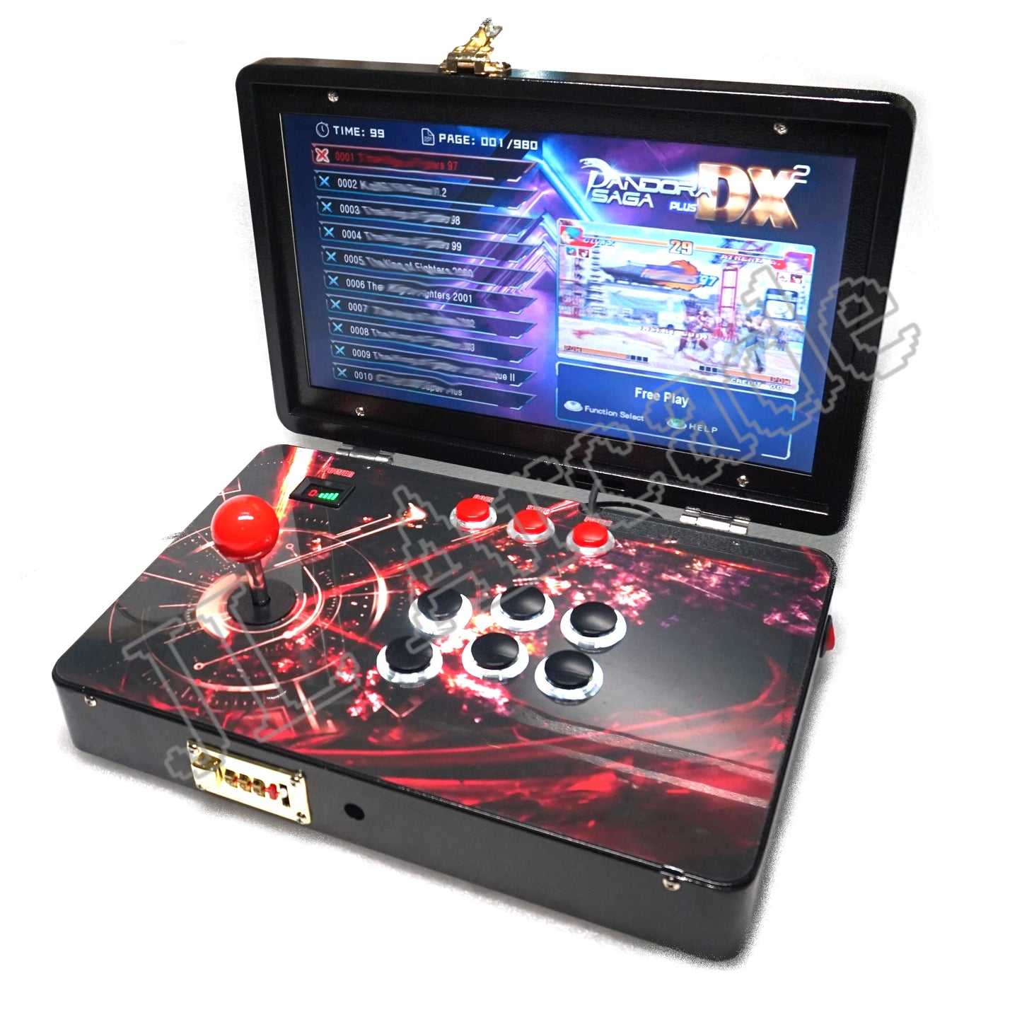 14-Inch Arcade Video Game  Console  Folding Moonlight Treasure Box 2025 Pandora saga dx Box 26800 in 1 720P HD