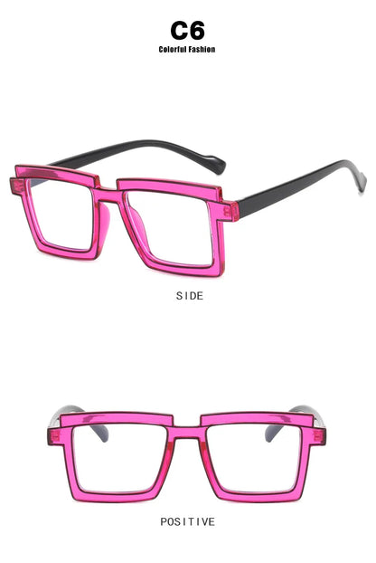 New Fashion Lady Reading Glasses Photochromic Blue Light Filter Prescription Hyperopia Eyeglasses Special Brand Design Frame