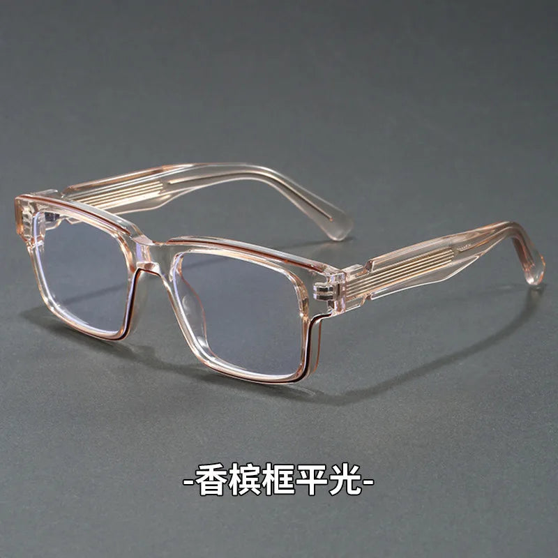 Retro Rectangle Sunglasses for Men Women UV400 Protection Classic Trendy Driving Sun Glasses Outdoor High Quality Travel Glasses