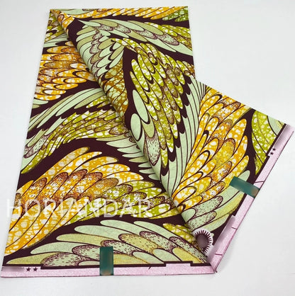 2026 Grand Super Original African Wax Fabric High Quality Nigerian Print Ankara Fabric For Sewing 6 Yard Women Dress 100% Cotton